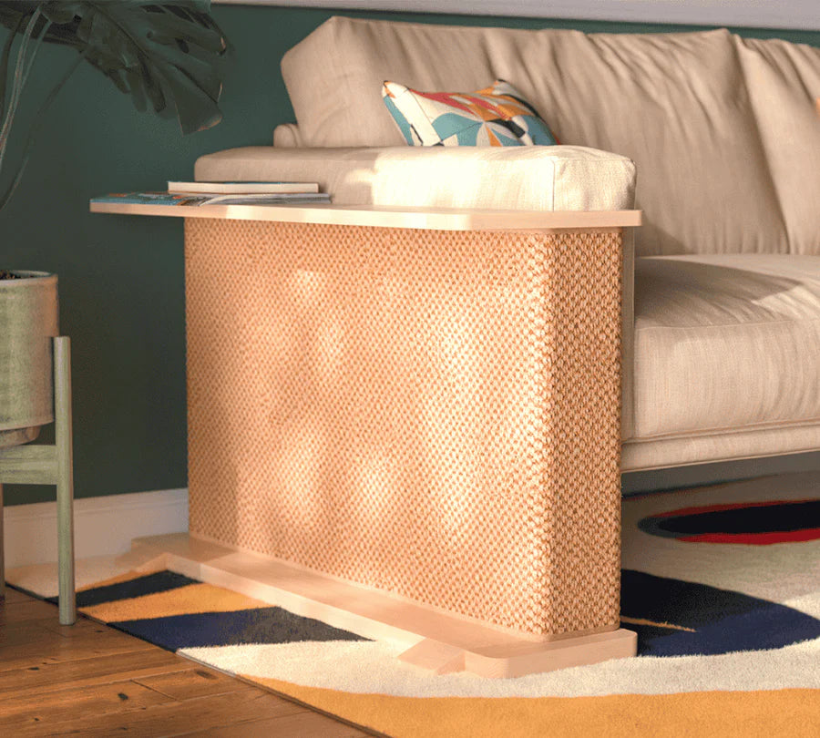 Cat-e-Corner™ – Table d’angle élégante & grattoir pour chats