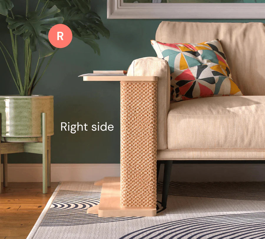 Cat-e-Corner™ – Table d’angle élégante & grattoir pour chats